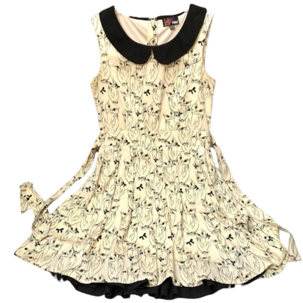 ASOS, "Yumi" sleeveless print dress in an all over owl print- 2/4 - Picture 6 of 11